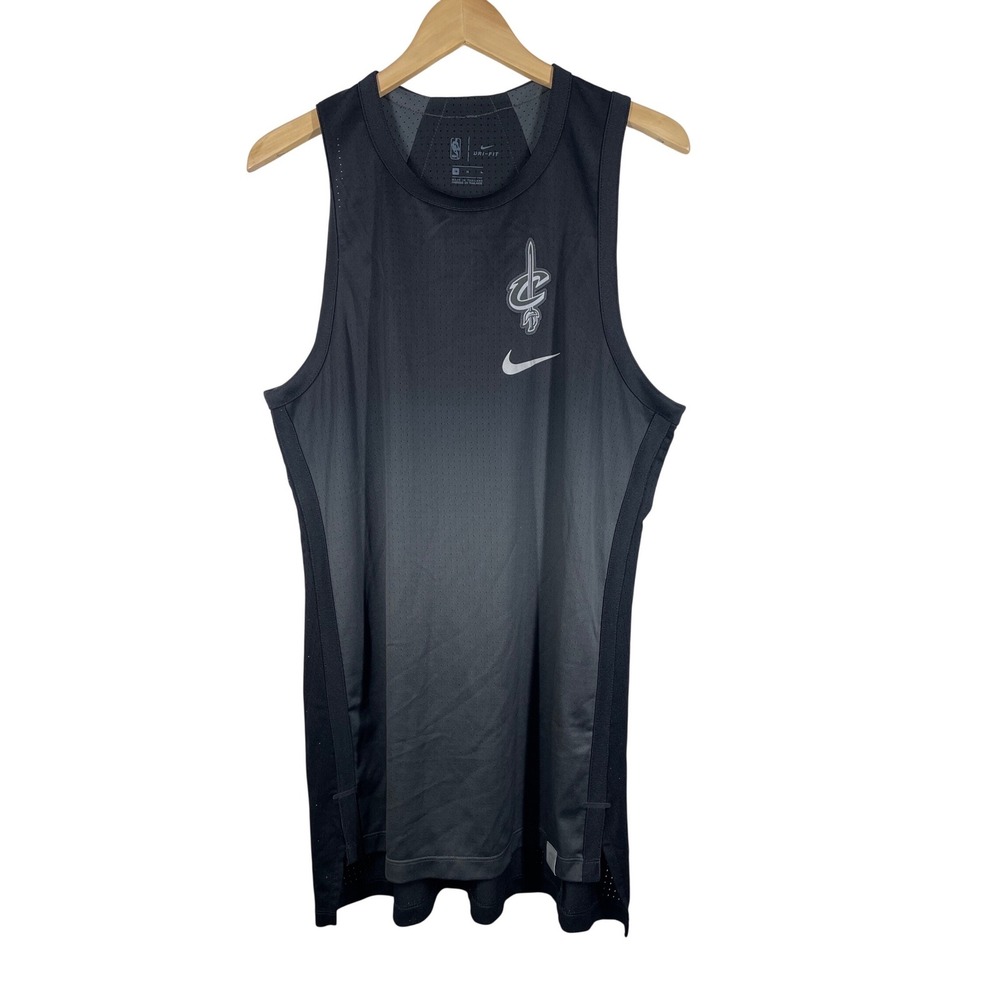 Nike Cleveland Cavaliers NBA Dri-FIT Mesh Tank Top Mens Medium Black Gradient